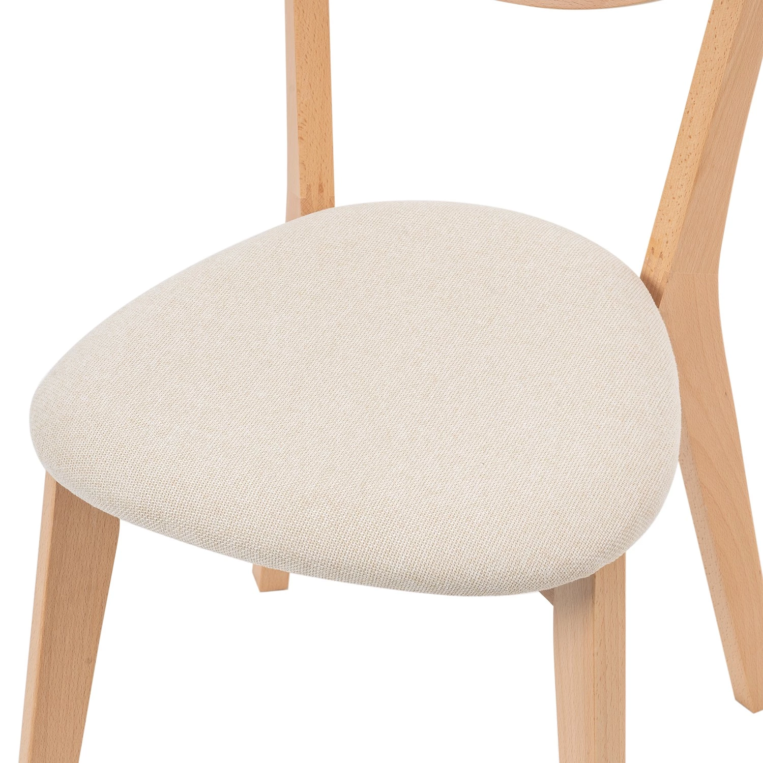 Studio Copenhagen Chaises Danny (lot de 2) - Rotin et tissu / Hêtre massif - Rotin et crème / Hêtre 8 Studio Copenhagen Chaises Danny (lot de 2) - Rotin et tissu / Hêtre massif - Rotin et crème / Hêtre – Image 8