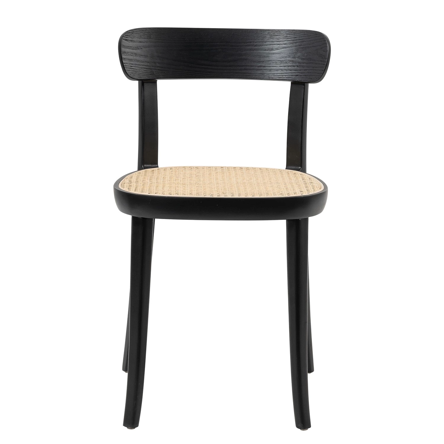 Studio Copenhagen Chaises Darcey (lot de 2) - Contreplaqué et rotin / Hêtre massif - Rotin / Noir 3 Studio Copenhagen Chaises Darcey (lot de 2) - Contreplaqué et rotin / Hêtre massif - Rotin / Noir – Image 3