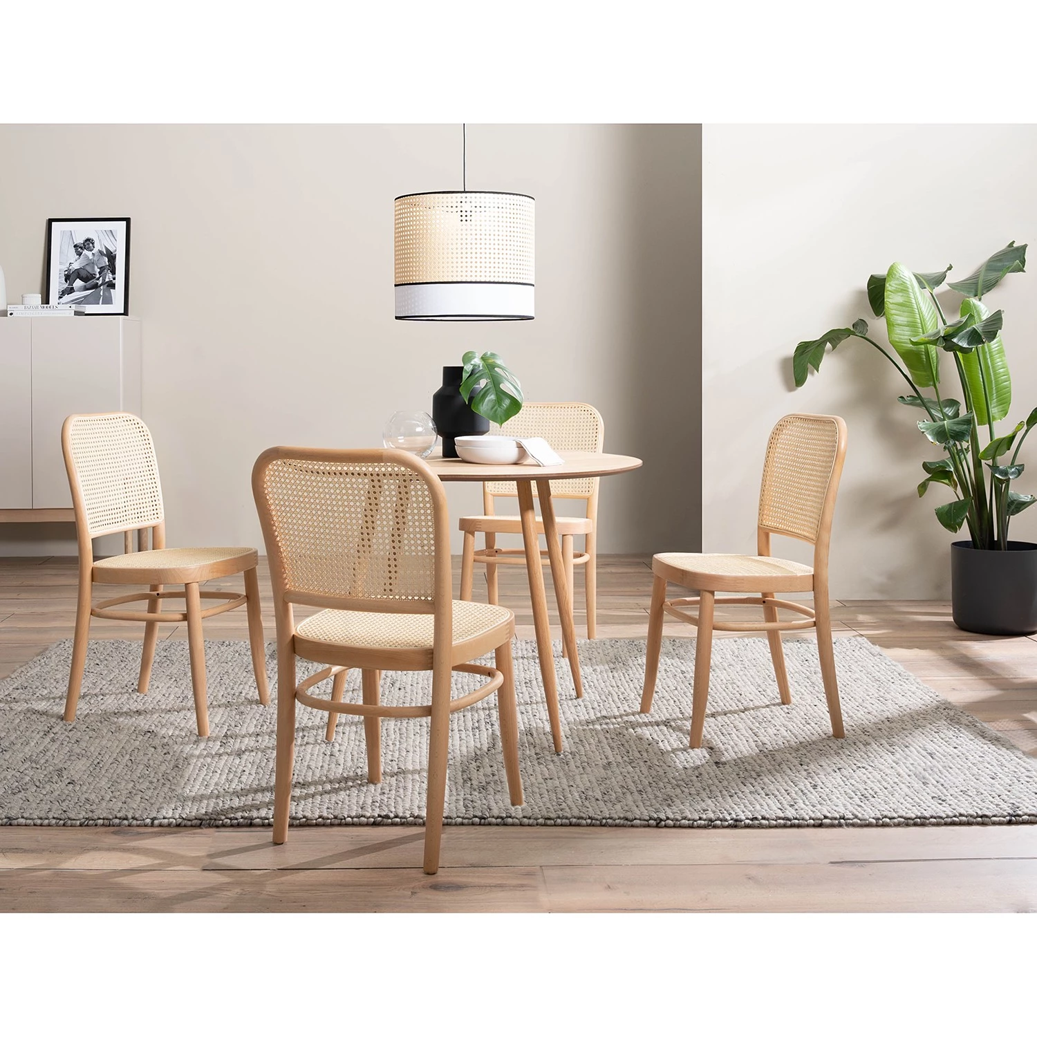 Studio Copenhagen Chaises Sawl I (lot de 2) - Rotin / Hêtre massif - Rotin / Hêtre 2 Studio Copenhagen Chaises Sawl I (lot de 2) - Rotin / Hêtre massif - Rotin / Hêtre – Image 2