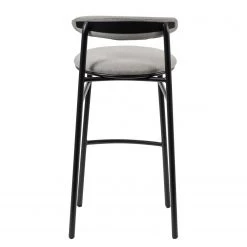 Studio Copenhagen Chaises de bar Embi (lot de 2) - Tissu / Métal - Gris / Noir 11 Studio Copenhagen Chaises de bar Embi (lot de 2) - Tissu / Métal - Gris / Noir -Meubles de salle à manger Soldes Magasin 1000273484 220420 040 DETAILS P000000001000273484