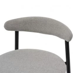Studio Copenhagen Chaises de bar Embi (lot de 2) - Tissu / Métal - Gris / Noir 12 Studio Copenhagen Chaises de bar Embi (lot de 2) - Tissu / Métal - Gris / Noir -Meubles de salle à manger Soldes Magasin 1000273484 220420 045 DETAILS P000000001000273484