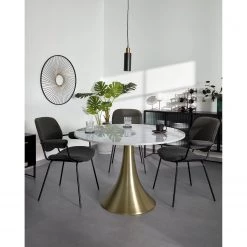 Mørteens Chaises à accoudoirs Nella (lot de 2) - Gris foncé -Meubles de salle à manger Soldes Magasin 1000274226 210618 10464300182 MOOD DETAILS P000000001000274226 mood