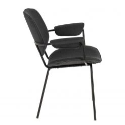 Mørteens Chaises à accoudoirs Nella (lot de 2) - Gris foncé -Meubles de salle à manger Soldes Magasin 1000274226 210618 10464300183 DETAILS P000000001000274226