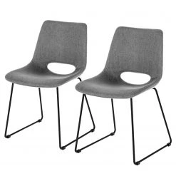 Mørteens Chaises Zara II (lot de 2) - Gris clair