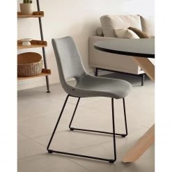 Mørteens Chaises Zara II (lot de 2) - Gris clair -Meubles de salle à manger Soldes Magasin 1000274230 210618 10464400217 MOOD DETAILS P000000001000274230 mood