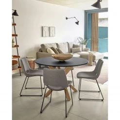 Mørteens Chaises Zara II (lot de 2) - Gris clair -Meubles de salle à manger Soldes Magasin 1000274230 210618 10464400218 MOOD DETAILS P000000001000274230 mood