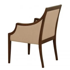 Velvet Studio Chaise à accoudoirs Tofino - Tissu / Hêtre massif - Camel / Hêtre -Meubles de salle à manger Soldes Magasin 1000274311 210709 14175100100 DETAILS P000000001000274311