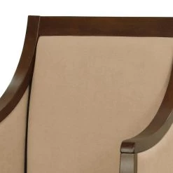 Velvet Studio Chaise à accoudoirs Tofino - Tissu / Hêtre massif - Camel / Hêtre -Meubles de salle à manger Soldes Magasin 1000274311 210709 14175100102 DETAILS P000000001000274311