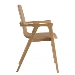 Norrwood Chaise à accoudoirs Toma - Tissu / Hêtre massif - Camel / Hêtre -Meubles de salle à manger Soldes Magasin 1000274321 210709 14175800184 DETAILS P000000001000274321