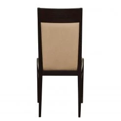 Velvet Studio Chaises Ripon (lot de 2) - Tissu / Hêtre massif - Camel / Noir -Meubles de salle à manger Soldes Magasin 1000274325 210709 14180000211 DETAILS P000000001000274325