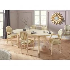 Velvet Studio Table Nellore - Extensible - Hêtre massif - Crème 11 Velvet Studio Table Nellore - Extensible - Hêtre massif - Crème -Meubles de salle à manger Soldes Magasin 1000274328 210709 14180400229 MOOD DETAILS P000000001000274328 mood