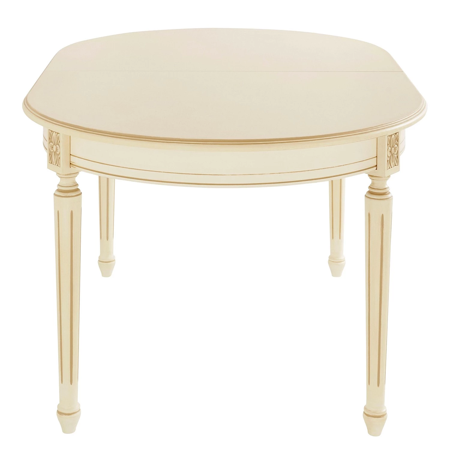 Velvet Studio Table Nellore - Extensible - Hêtre massif - Crème 7 Velvet Studio Table Nellore - Extensible - Hêtre massif - Crème – Image 7