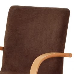 Norrwood Chaise à accoudoirs Rowena - Tissu / Hêtre massif - Tabac / Hêtre -Meubles de salle à manger Soldes Magasin 1000274335 210709 14180800260 DETAILS P000000001000274335