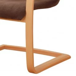 Norrwood Chaise à accoudoirs Rowena - Tissu / Hêtre massif - Tabac / Hêtre -Meubles de salle à manger Soldes Magasin 1000274335 210709 14180800262 DETAILS P000000001000274335