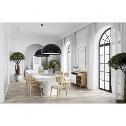 Loftscape Table de réunion Dusk III - Marbre blanc -Meubles de salle à manger Soldes Magasin 1000274738 210622 11040700040 MOOD DETAILS P000000001000274738 mood