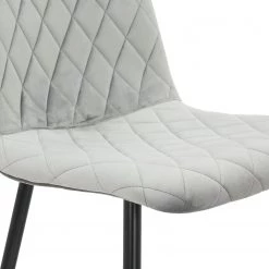 Ars manufacti Chaises capitonnées Trevo I (lot de 2) - Gris lumineux -Meubles de salle à manger Soldes Magasin 1000274876 220107 103353000100 DETAILS P000000001000274876
