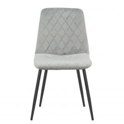 Ars manufacti Chaises capitonnées Trevo I (lot de 2) - Gris lumineux -Meubles de salle à manger Soldes Magasin 1000274876 220107 10335300065 DETAILS P000000001000274876