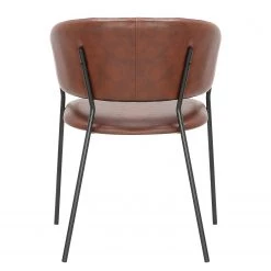 Ars manufacti Chaise à accoudoirs Acoma - Marron -Meubles de salle à manger Soldes Magasin 1000274886 220107 103354000113 DETAILS P000000001000274886