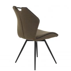 Red Living Chaise capitonnée Theres - Marron-noir - Lot de 2 -Meubles de salle à manger Soldes Magasin 1000275550 210622 10223700005 DETAILS P000000001000275550