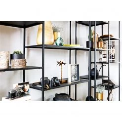 Red Living Étagère Jurby I - Métal - Noir -Meubles de salle à manger Soldes Magasin 1000275625 210630 12465300095 DETAILS P000000001000275625