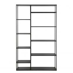 Red Living Étagère Jurby II - Métal - Noir -Meubles de salle à manger Soldes Magasin 1000275637 210630 12470000156 DETAILS P000000001000275637