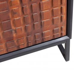 Red Living Buffet haut Dynk - Sheesham massif - Sheesham / Noir -Meubles de salle à manger Soldes Magasin 1000275669 210630 12481500313 DETAILS P000000001000275669