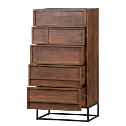 Red Living Buffet Borro I - Manguier massif / Métal - Manguier / Noir -Meubles de salle à manger Soldes Magasin 1000275670 210630 12481500317 DETAILS P000000001000275670