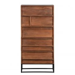 Red Living Buffet Borro I - Manguier massif / Métal - Manguier / Noir -Meubles de salle à manger Soldes Magasin 1000275670 210630 12481500318 DETAILS P000000001000275670