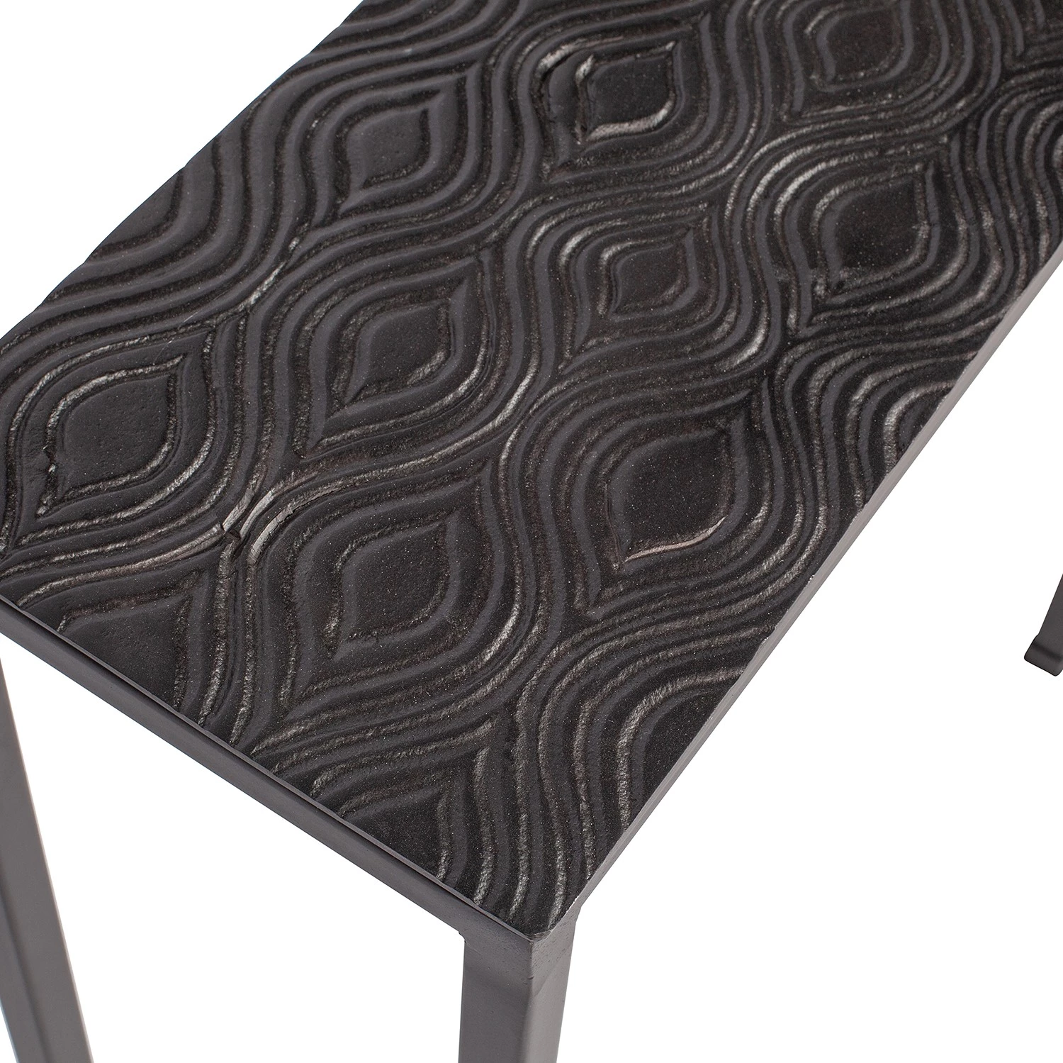 Red Living Consoles Goolwa (lot de 2) - Métal - Doré vieilli / Noir 3 Red Living Consoles Goolwa (lot de 2) - Métal - Doré vieilli / Noir – Image 3