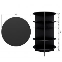 Red Living Étagère Kajun - Frêne massif - Frêne noir -Meubles de salle à manger Soldes Magasin 1000275688 210630 12482600435 SKETCH DETAILS P000000001000275688 sketch