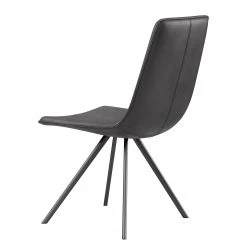 GWINNER Chaise capitonnée Aria - Cuir véritable - Noir - Pivotant -Meubles de salle à manger Soldes Magasin 1000276028 210629 14520800009 DETAILS P000000001000276028