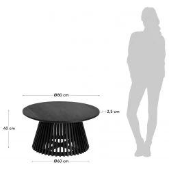 Norrwood Table basse Kooskia I - Mindy massif / Noir -Meubles de salle à manger Soldes Magasin 1000276473 210629 15001400017 SKETCH DETAILS P000000001000276473 sketch