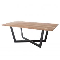 Ars manufacti Table Conna - Acacia - Largeur : 200 cm - Bord suisse