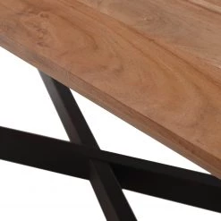 Ars manufacti Table Conna - Acacia - Largeur : 200 cm - Bord suisse -Meubles de salle à manger Soldes Magasin 1000276613 211207 130601000036 DETAILS P000000001000276613