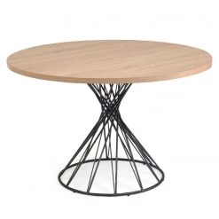 Mørteens Table Asyan - Imitation chêne / Noir