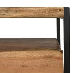 Ars manufacti Buffet Kaawo - Acacia massif / Métal - Acacia / Noir -Meubles de salle à manger Soldes Magasin 1000276806 220713 050 DETAILS P000000001000276806