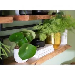 Ars manufacti Étagère murale Kaawo I - Acacia massif / Métal - Acacia / Noir - Largeur : 100 cm -Meubles de salle à manger Soldes Magasin 1000276819 220812 023 MOOD DETAILS P000000001000276819 mood