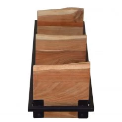 Ars manufacti Étagère murale Kaawo II - Acacia massif / Métal - Acacia / Noir - Hauteur : 100 cm 23 Ars manufacti Étagère murale Kaawo II - Acacia massif / Métal - Acacia / Noir - Hauteur : 100 cm -Meubles de salle à manger Soldes Magasin 1000276821 220413 033 DETAILS P000000001000276821