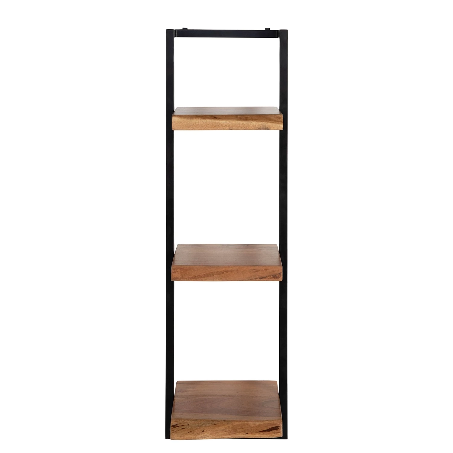 Ars manufacti Étagère murale Kaawo II - Acacia massif / Métal - Acacia / Noir - Hauteur : 100 cm 8 Ars manufacti Étagère murale Kaawo II - Acacia massif / Métal - Acacia / Noir - Hauteur : 100 cm – Image 8