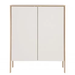 Studio Copenhagen Buffet Maayka - Partiellement en chêne massif - Blanc / Chêne clair -Meubles de salle à manger Soldes Magasin 1000277379 220729 030 DETAILS P000000001000277379