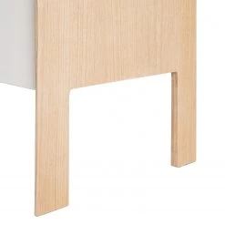 Studio Copenhagen Buffet Maayka - Partiellement en chêne massif - Blanc / Chêne clair -Meubles de salle à manger Soldes Magasin 1000277379 220729 065 DETAILS P000000001000277379