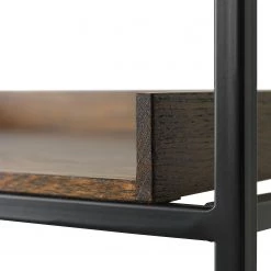 Red Living Étagère Ratho - Placage en bois véritable / Métal - Chêne fumé / Noir 9 Red Living Étagère Ratho - Placage en bois véritable / Métal - Chêne fumé / Noir -Meubles de salle à manger Soldes Magasin 1000277645 210706 14081600107 DETAILS P000000001000277645