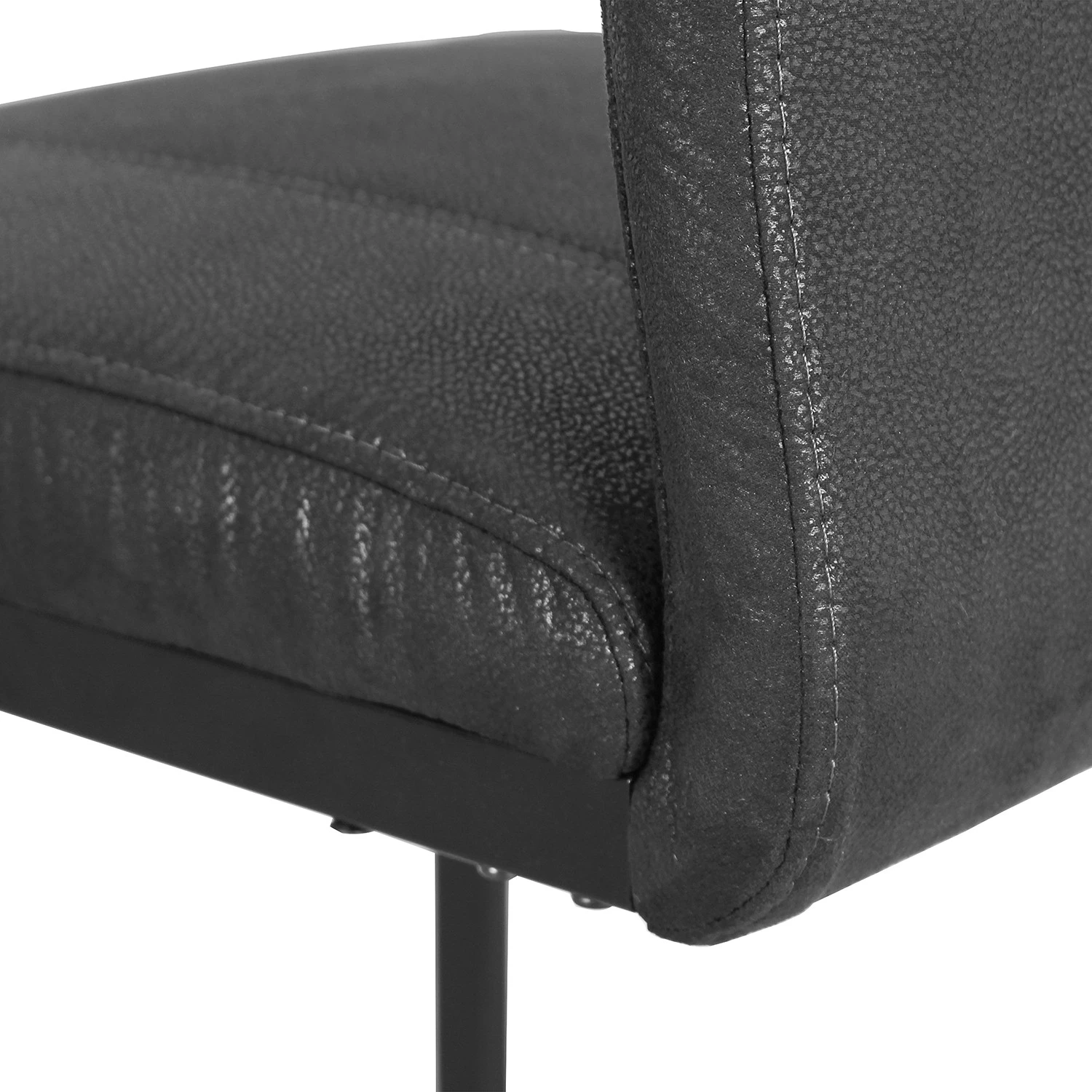 Loftscape Chaises cantilever Goldfield (lot de 2) - Noir 6 Loftscape Chaises cantilever Goldfield (lot de 2) - Noir – Image 6