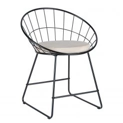 Ars manufacti Chaises Ceza (lot de 2) - Beige / Noir -Meubles de salle à manger Soldes Magasin 1000281734 220920 055 DETAILS P000000001000281734