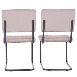 Jack & Alice Chaises cantilever Fillan (lot de 2) - Beige clair -Meubles de salle à manger Soldes Magasin 1000281753 220615 060 DETAILS P000000001000281753