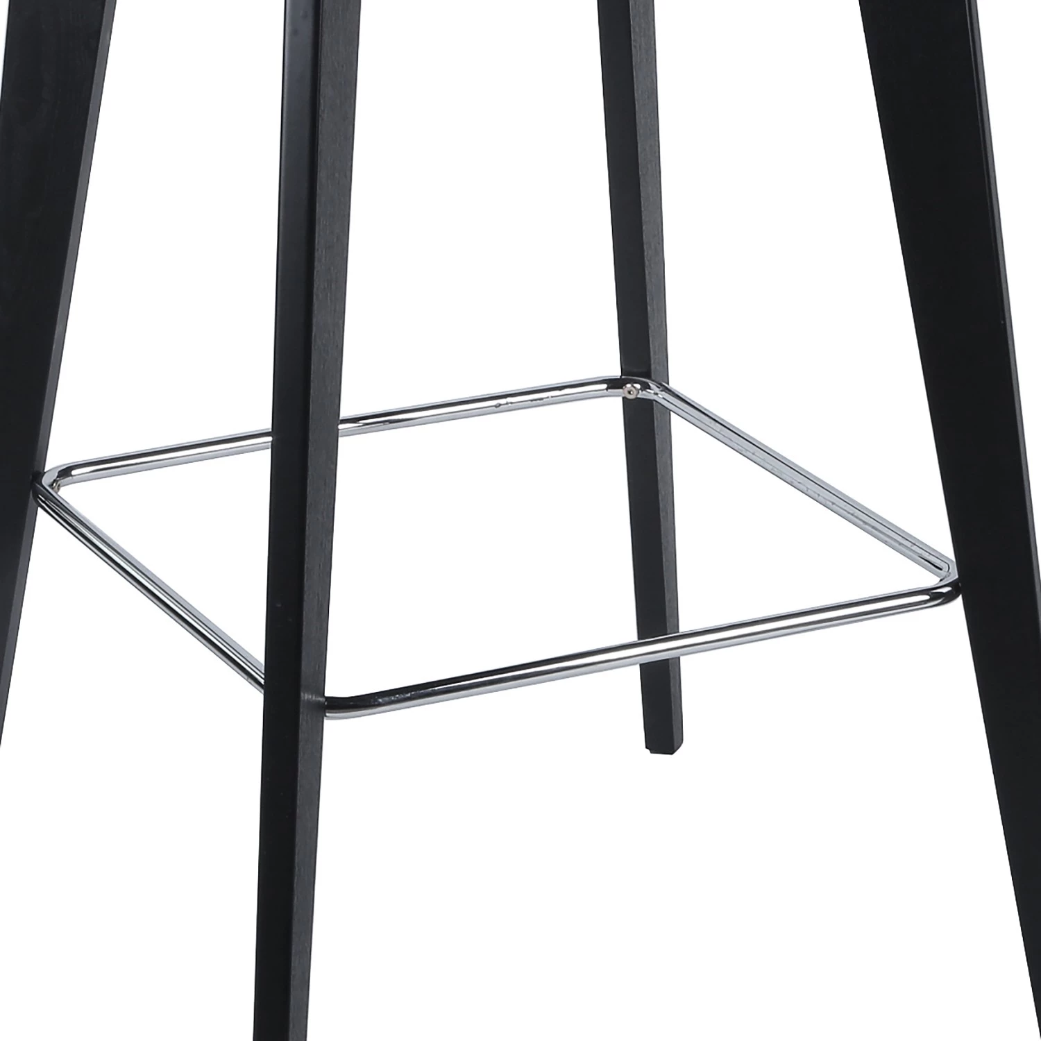 Studio Copenhagen Table haute Gilby - Partiellement en frêne massif / Acier - Noir / Chrome 3 Studio Copenhagen Table haute Gilby - Partiellement en frêne massif / Acier - Noir / Chrome – Image 3