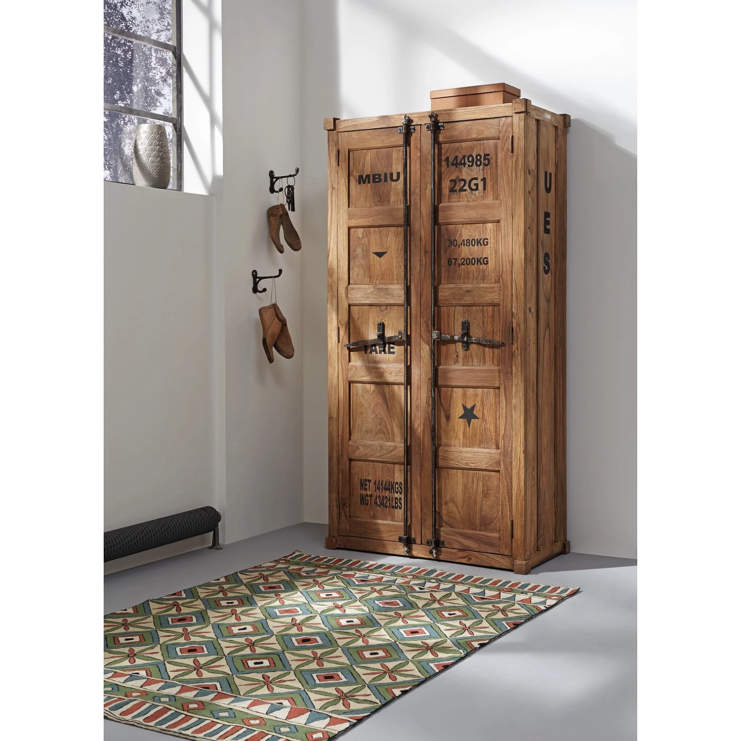 Wolf-Möbel Armoire Container - Sheesham 2 Wolf-Möbel Armoire Container - Sheesham – Image 2