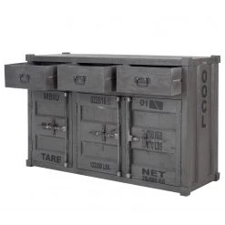 Wolf-Möbel Buffet Container - Acacia Gris 27 Wolf-Möbel Buffet Container - Acacia Gris -Meubles de salle à manger Soldes Magasin 1000281790 220616 031 DETAILS P000000001000281790