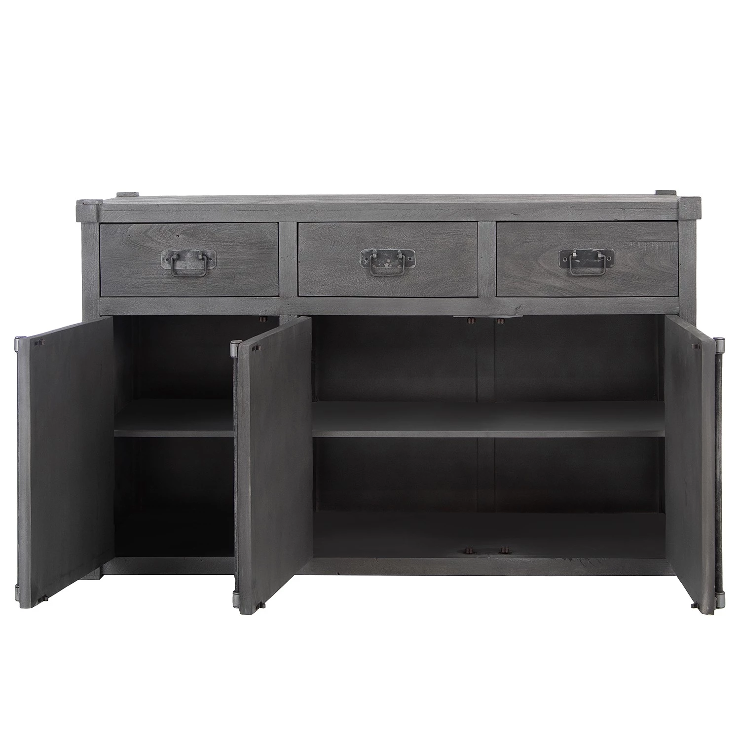 Wolf-Möbel Buffet Container - Acacia Gris 10 Wolf-Möbel Buffet Container - Acacia Gris – Image 10