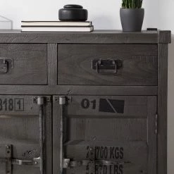 Wolf-Möbel Buffet Container - Acacia Gris 22 Wolf-Möbel Buffet Container - Acacia Gris -Meubles de salle à manger Soldes Magasin 1000281790 220621 021 MOOD DETAILS P000000001000281790 mood